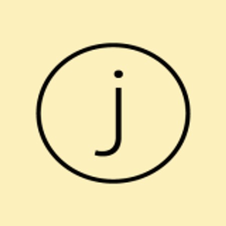 ikon av bokstaven j med en cirkel runt